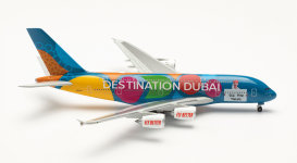 Herpa 536905 - 1:500 - A380 Emirates Destination Dubai